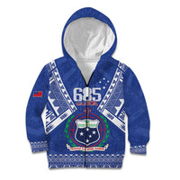 Personalised Samoa 685 Kid Hoodie Samoan Pride Coat Of Arms - Polynesian Pride
