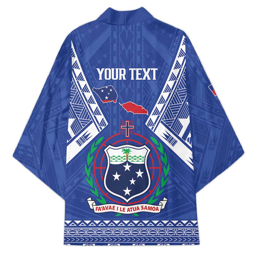 Personalised Samoa 685 Kimono Samoan Pride Coat Of Arms - Polynesian Pride