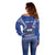 Personalised Samoa 685 Off Shoulder Sweater Samoan Pride Coat Of Arms - Polynesian Pride
