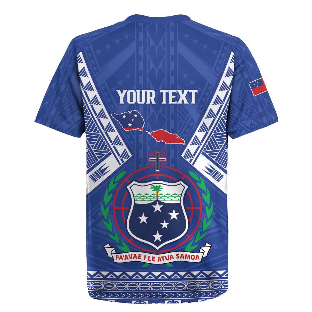 Personalised Samoa 685 Rugby Jersey Samoan Pride Coat Of Arms - Polynesian Pride