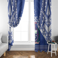 Samoa 685 Window Curtain Samoan Pride Coat Of Arms - Polynesian Pride