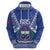 Personalised Samoa 685 Zip Hoodie Samoan Pride Coat Of Arms - Polynesian Pride