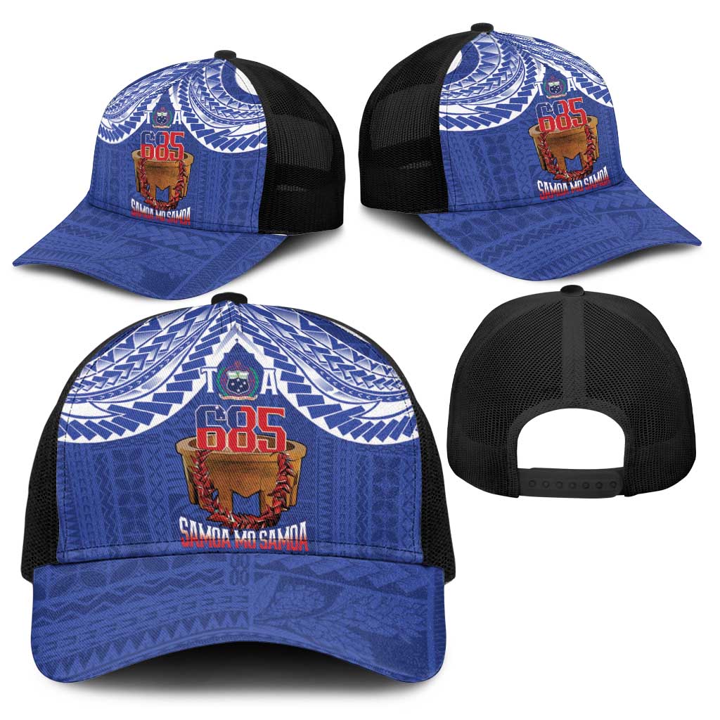 Toa Samoa Rugby Baseball Net Cap 685 Pride Tanoa Ula Fala - Polynesian Pride