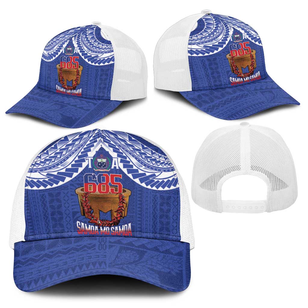 Toa Samoa Rugby Baseball Net Cap 685 Pride Tanoa Ula Fala - Polynesian Pride