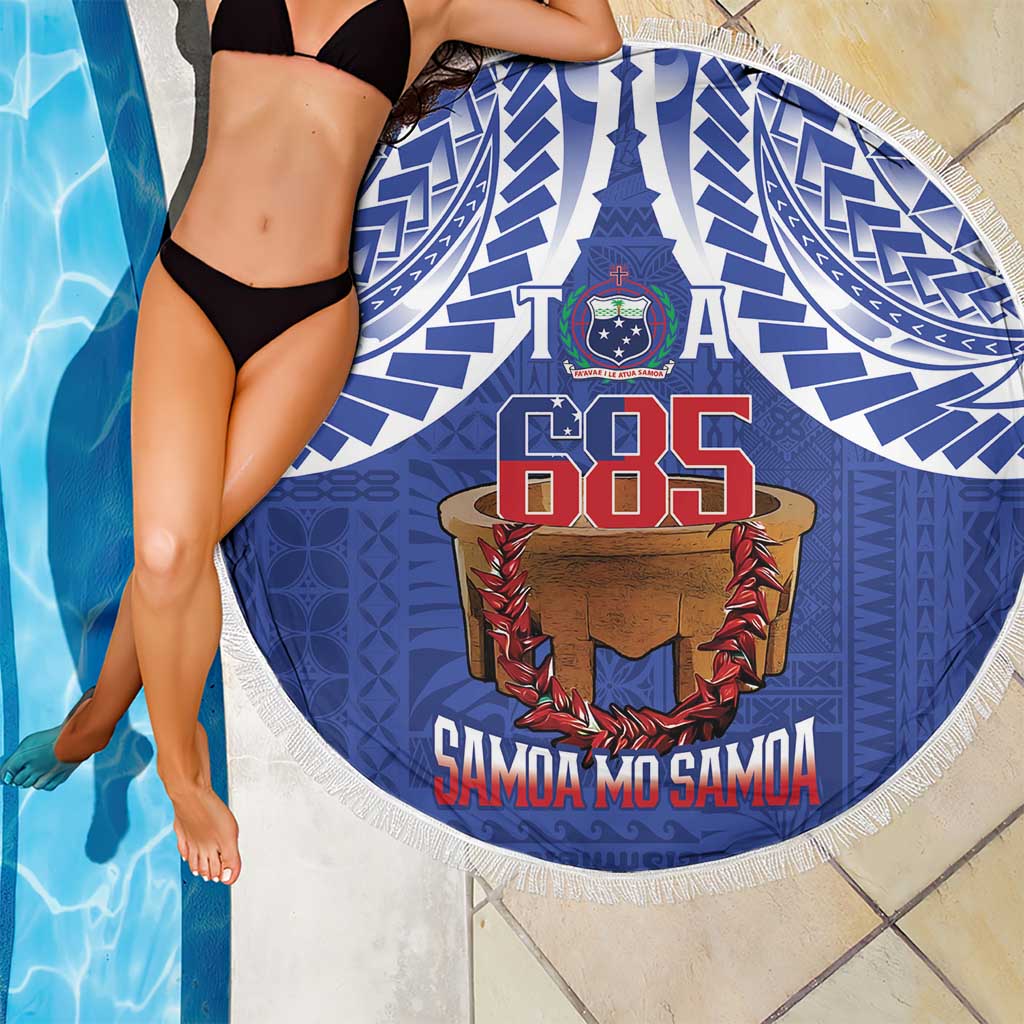 Toa Samoa Rugby Beach Blanket 685 Pride Tanoa Ula Fala - Polynesian Pride