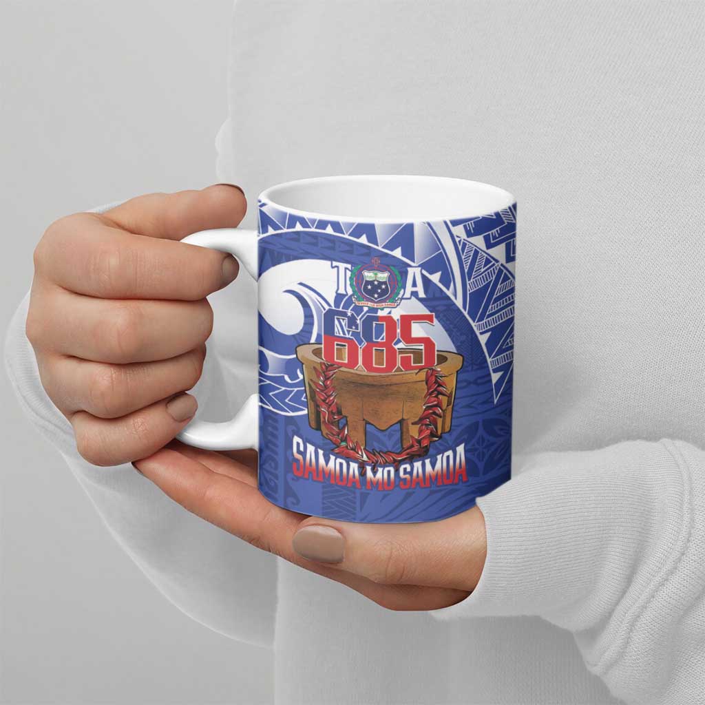 Toa Samoa Rugby Ceramic Mug 685 Pride Tanoa Ula Fala - Polynesian Pride