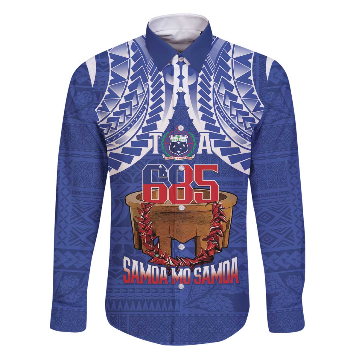 Toa Samoa Rugby Family Matching Off The Shoulder Long Sleeve Dress and Hawaiian Shirt 685 Pride Tanoa Ula Fala - Polynesian Pride