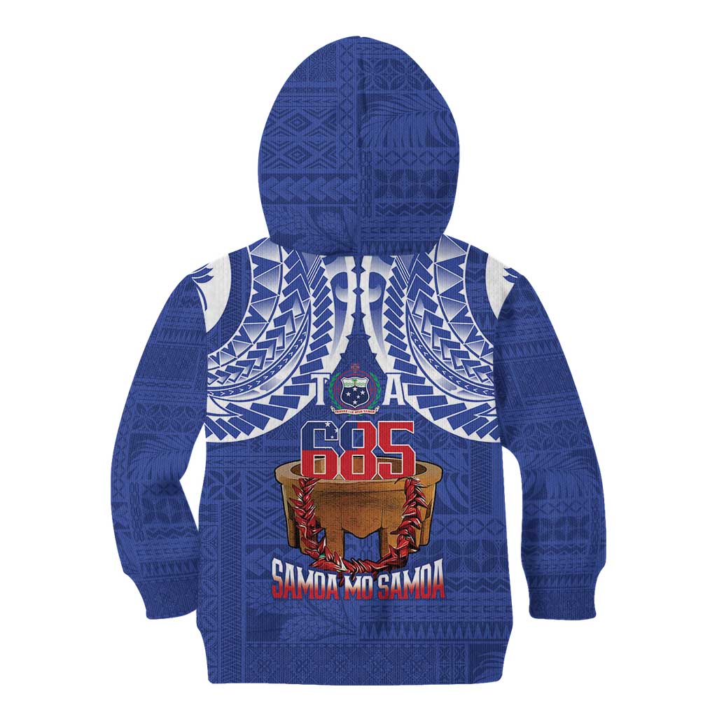 Toa Samoa Rugby Kid Hoodie 685 Pride Tanoa Ula Fala - Polynesian Pride