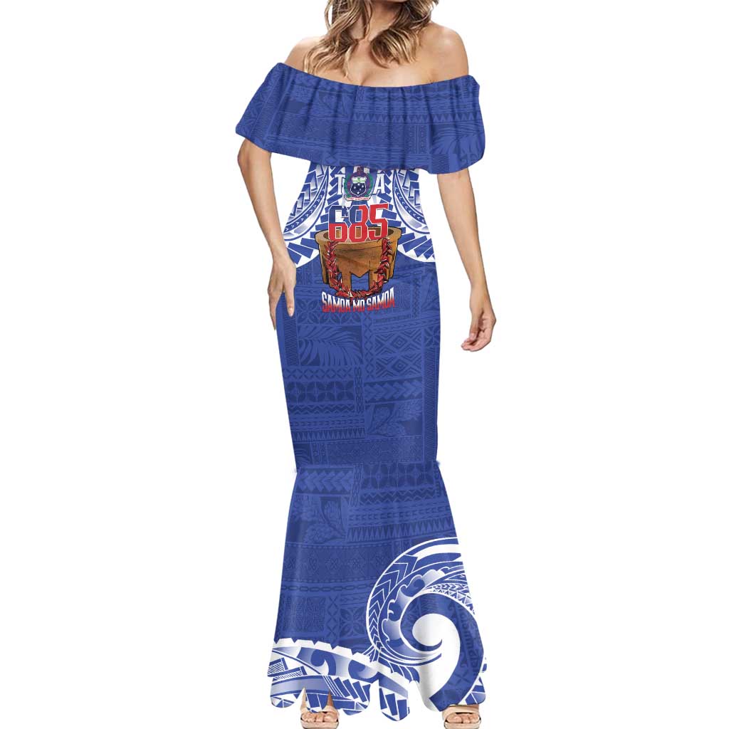 Toa Samoa Rugby Mermaid Dress 685 Pride Tanoa Ula Fala - Polynesian Pride