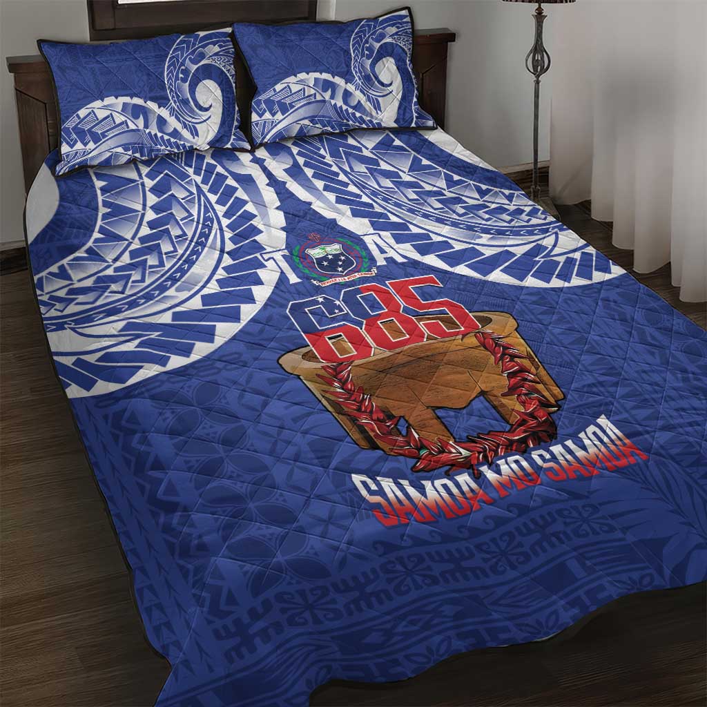 Toa Samoa Rugby Quilt Bed Set 685 Pride Tanoa Ula Fala - Polynesian Pride