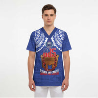 Toa Samoa Rugby Scrub Top 685 Pride Tanoa Ula Fala - Polynesian Pride