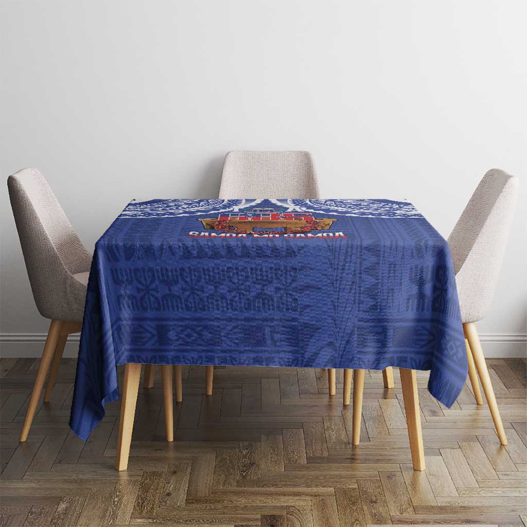 Toa Samoa Rugby Tablecloth 685 Pride Tanoa Ula Fala - Polynesian Pride