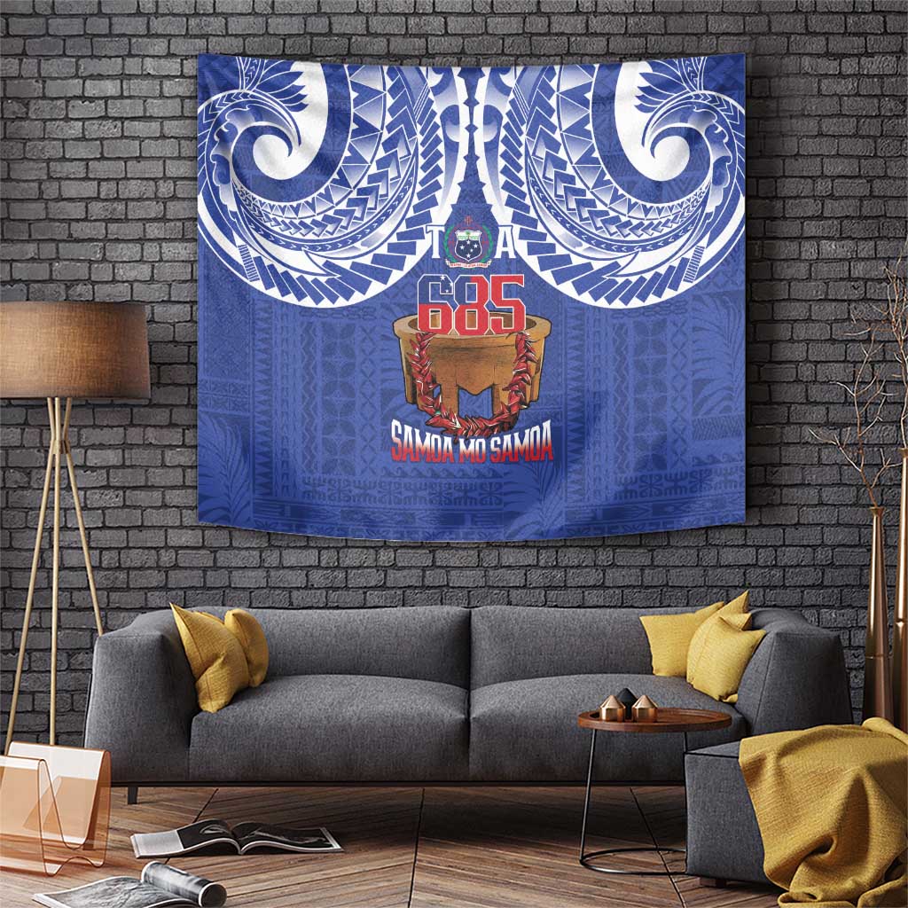 Toa Samoa Rugby Tapestry 685 Pride Tanoa Ula Fala - Polynesian Pride