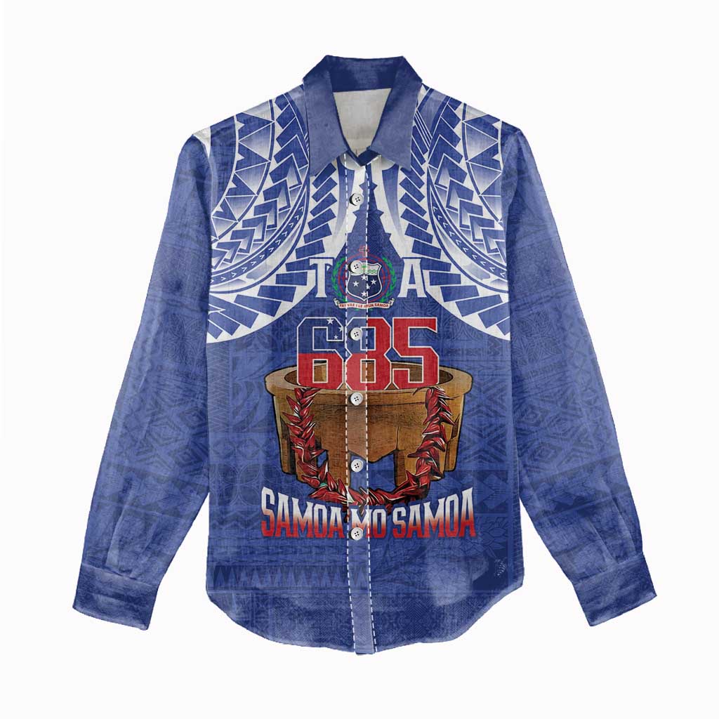 Toa Samoa Rugby Women Casual Shirt 685 Pride Tanoa Ula Fala - Polynesian Pride