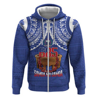 Toa Samoa Rugby Zip Hoodie 685 Pride Tanoa Ula Fala - Polynesian Pride