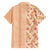 Orange Chiffon Aloha Hawaii Tiki Family Matching Puletasi and Hawaiian Shirt Tropical Plumeria - Seamless Style