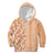 Orange Chiffon Aloha Hawaii Tiki Kid Hoodie Tropical Plumeria - Seamless Style