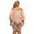 Orange Chiffon Aloha Hawaii Tiki Off Shoulder Short Dress Tropical Plumeria - Seamless Style