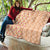 Orange Chiffon Aloha Hawaii Tiki Quilt Tropical Plumeria - Seamless Style