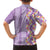 Lush Lilac Aloha Hawaii Tiki Family Matching Tank Maxi Dress and Hawaiian Shirt Tropical Plumeria - Seamless Style