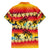 Tropical Islands Sunset Hawaii Family Matching Off The Shoulder Long Sleeve Dress and Hawaiian Shirt Go Surfing With Hula Girl - Summer Vibes