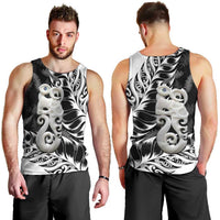 Aotearoa Manaia NZ Maori Silver Fern Men Tank Top