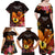 Gude Hi Hai Papua New Guinea Family Matching Off Shoulder Maxi Dress and Hawaiian Shirt Motuan PNG Raggiana Bird of Paradise Tropical Vibes LT14 - Polynesian Pride