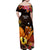 Gude Hi Hai Papua New Guinea Family Matching Off Shoulder Maxi Dress and Hawaiian Shirt Motuan PNG Raggiana Bird of Paradise Tropical Vibes LT14 - Polynesian Pride