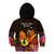 Gude Hi Hai Papua New Guinea Kid Hoodie Motuan PNG Raggiana Bird of Paradise Tropical Vibes LT14 - Polynesian Pride