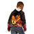 Gude Hi Hai Papua New Guinea Kid Hoodie Motuan PNG Raggiana Bird of Paradise Tropical Vibes LT14 - Polynesian Pride