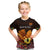 Gude Hi Hai Papua New Guinea Kid T Shirt Motuan PNG Raggiana Bird of Paradise Tropical Vibes LT14 Black - Polynesian Pride