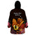 Gude Hi Hai Papua New Guinea Wearable Blanket Hoodie Motuan PNG Raggiana Bird of Paradise Tropical Vibes LT14 - Polynesian Pride