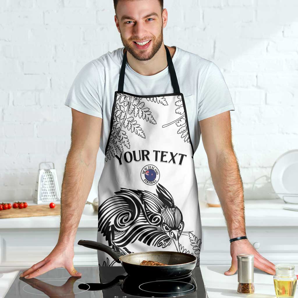 Custom New Zealand Kiwi Football Apron Aotearoa Silver Fern - Polynesian Pride