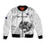 Custom New Zealand Kiwi Football Bomber Jacket Aotearoa Silver Fern