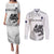 Custom New Zealand Kiwi Football Couples Matching Puletasi and Long Sleeve Button Shirt Aotearoa Silver Fern