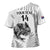 Custom New Zealand Kiwi Football Cross Shoulder Shirt Aotearoa Silver Fern - Polynesian Pride