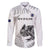 Custom New Zealand Kiwi Football Family Matching Puletasi and Hawaiian Shirt Aotearoa Silver Fern
