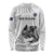 Custom New Zealand Kiwi Football Long Sleeve Shirt Aotearoa Silver Fern