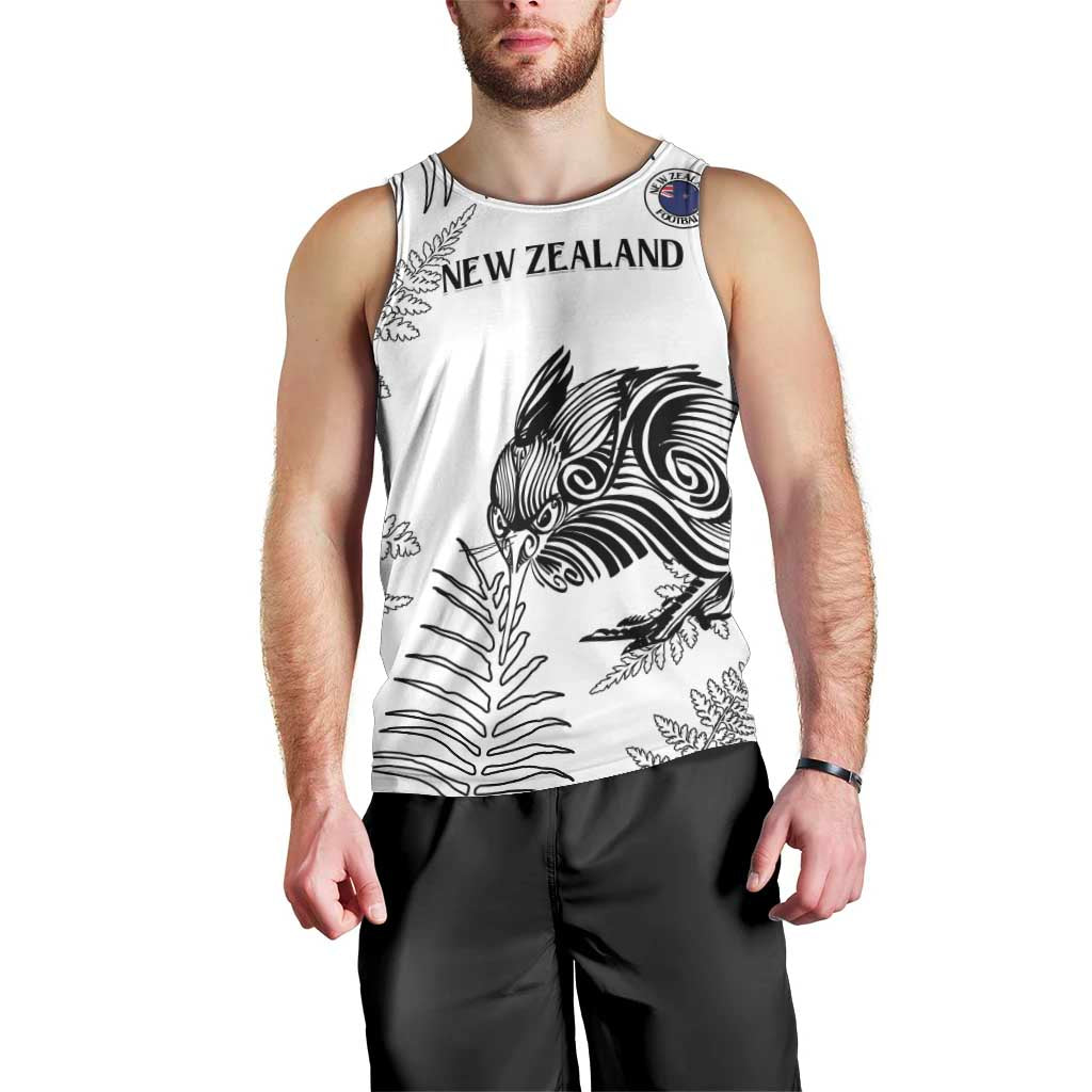 Custom New Zealand Kiwi Football Men Tank Top Aotearoa Silver Fern