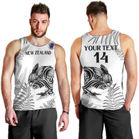 Custom New Zealand Kiwi Football Men Tank Top Aotearoa Silver Fern
