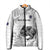 Custom New Zealand Kiwi Football Padded Jacket Aotearoa Silver Fern - Polynesian Pride