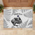 Custom New Zealand Kiwi Football Rubber Doormat Aotearoa Silver Fern