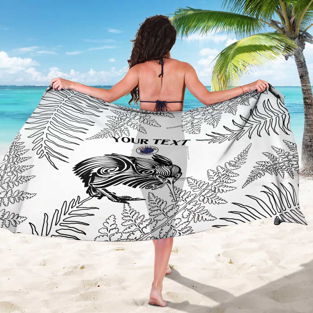 Custom New Zealand Kiwi Football Sarong Aotearoa Silver Fern