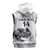 Custom New Zealand Kiwi Football Sleeveless Hoodie Aotearoa Silver Fern - Polynesian Pride