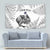 Custom New Zealand Kiwi Football Tapestry Aotearoa Silver Fern