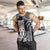 Hawaii Ku God Men Tank Top Kakau Mix Polynesian Tattoo