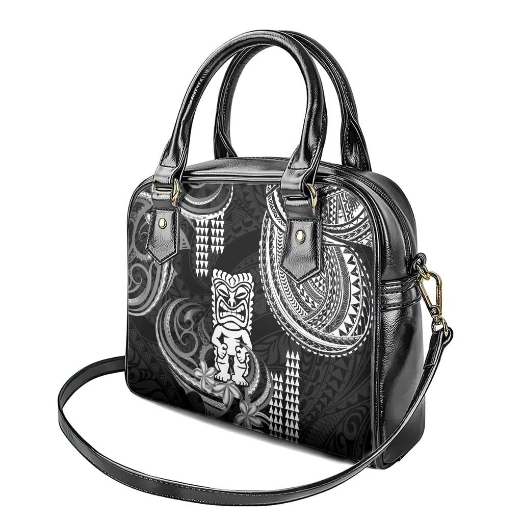 Hawaii Ku God Shoulder Handbag Kakau Mix Polynesian Tattoo