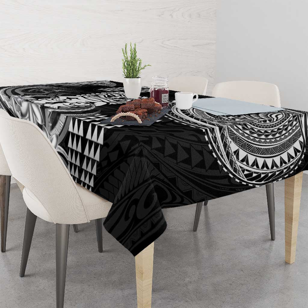 Hawaii Ku God Tablecloth Kakau Mix Polynesian Tattoo