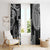 Hawaii Ku God Window Curtain Kakau Mix Polynesian Tattoo