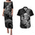 Black Hawaii Kanaloa God Couples Matching Puletasi and Hawaiian Shirt Hawaiian Octopus